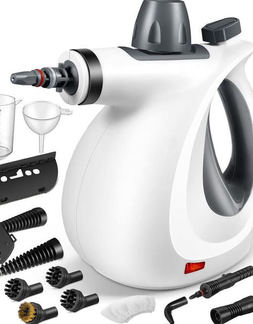 Load image into Gallery viewer, Pressurized Handheld Steam Cleaner &amp; Rechargeable Spin Scrubber
