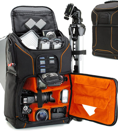Camera Backpack for Photographers Dslr/Slr/Mirrorless Camera Bag with Laptop Slot, Rain Cover, Tripod Holder