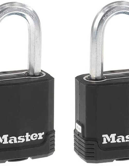Load image into Gallery viewer, M115XTLF Magnum Heavy Duty Outdoor Padlock with Key, 2 Pack Keyed-Alike
