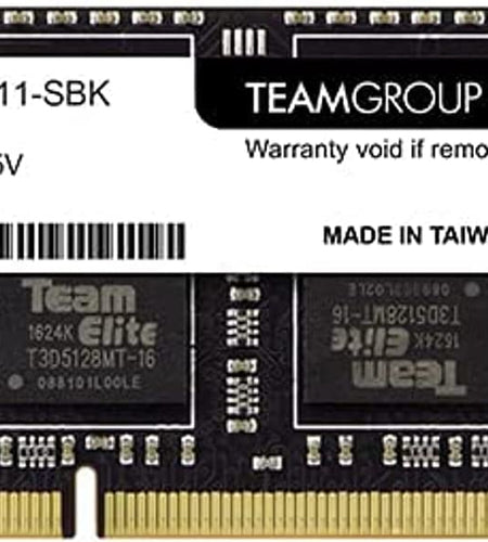 Elite DDR3L 8GB Single 1600Mhz PC3-12800 CL11 Unbuffered Non-Ecc 1.35V SODIMM 204-Pin Laptop Notebook PC Computer Memory Module Ram Upgrade - TED3L8G1600C11-S01