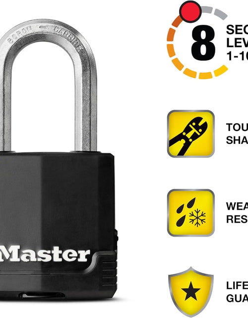 Load image into Gallery viewer, M115XTLF Magnum Heavy Duty Outdoor Padlock with Key, 2 Pack Keyed-Alike
