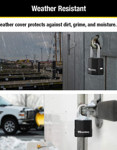 Load image into Gallery viewer, M115XTLF Magnum Heavy Duty Outdoor Padlock with Key, 2 Pack Keyed-Alike
