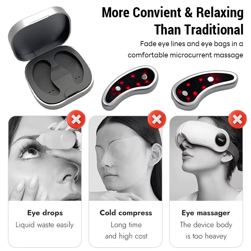 ReviveEyes™ EMS Red Light Eye Therapy Wand – Brighten, Lift & Awaken Your Look