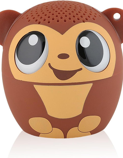 Load image into Gallery viewer, Mini Bluetooth Animal Wireless Speaker for Kids of All Ages - True Wireless Stereo – Pair with Another TWS Pet for Powerful Rich Room-Filling Sound (GOGO Bananas-Monkey)
